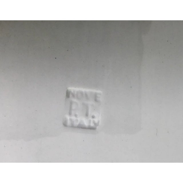 Set of 3 1960s Italian Hand Painted Wall Plaques For Sale - Image 11 of 13