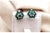 White Gold Shower-Shaped Earrings with Brilliant-Cut Diamonds, Set of 2 For Sale - Image 6 of 10