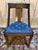 Blue Set of 4 Empire-Style Mahogany Gondola Chairs, Set of x For Sale - Image 8 of 10