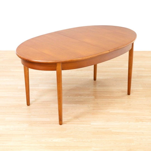 C13 - Mid Century Teak Oval Dining Table by Jentique Furniture For Sale - Image 11 of 12