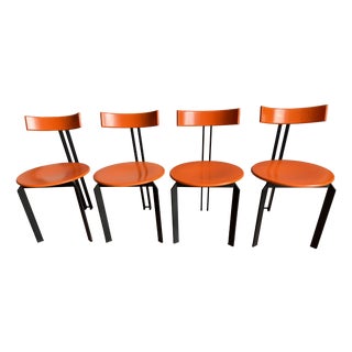 Zeta Dining Chairs by Harvink, 1980s, Set of 4 For Sale