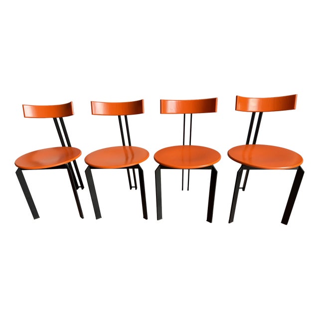 Zeta Dining Chairs by Harvink, 1980s, Set of 4 For Sale