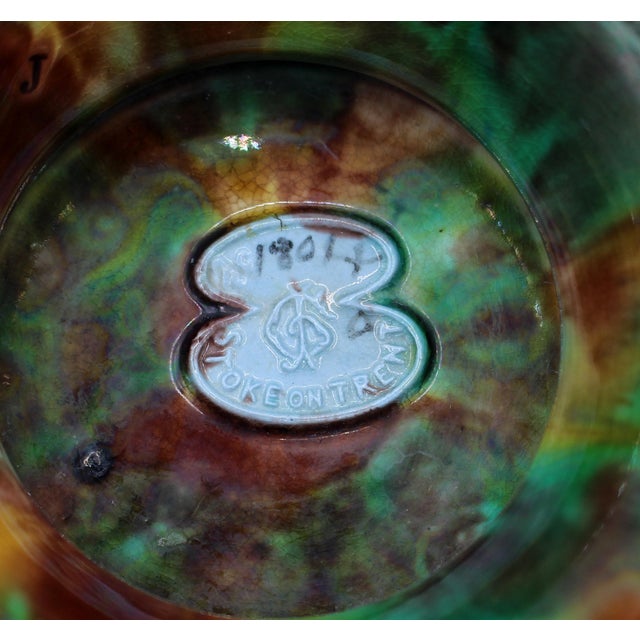 Late 19th Century Late 19th Century English George Jones Majolica Compote For Sale - Image 5 of 6