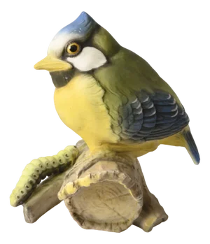 Bisque Porcelain Bird Figurine by Uwe Netzsch for Hutschenreuther, 1970s