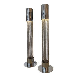 Pierre Cardin 1970s High Style Floor Lamps - A Pair For Sale