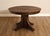 Antique Stickley Brothers 48" Round Oak Dining Table w/2 leaves For Sale - Image 16 of 18