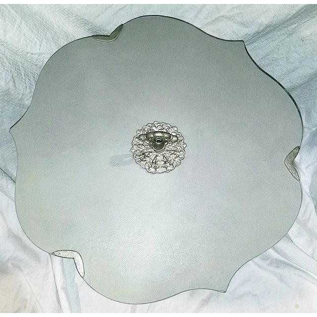 1920s Painted Solid Wood Side Table For Sale - Image 5 of 7