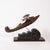 Art Deco Anthoine Art Bois Carved Wood and Metal Seaplane Model on Stand For Sale - Image 9 of 14