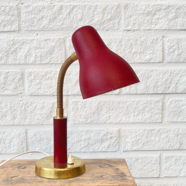 Vintage Swedish Desk Lamp by Bertil Brisborg for Nordiska Kompaniet, 1950s For Sale - Image 13 of 13