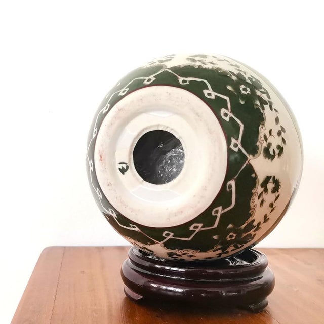 Vintage Porcelain Egg with African Safari Animal Style Decoration, 1970s For Sale - Image 11 of 14