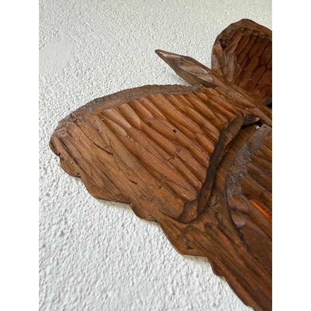 Antique Butterfly Wall Decorations, 1900s, Set of 2 For Sale - Image 13 of 18