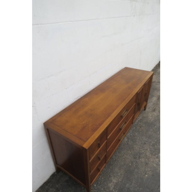 Fancher Furniture Mid 20th Century Modern Long Low Dresser Bathroom Vanity For Sale - Image 14 of 18