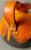 Orange Vintage Fat Lava German Jug With Colored and Glazed Ceramic Handle For Sale - Image 8 of 12