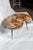 Brown Painter's Palette Marble Coffee Table For Sale - Image 8 of 12