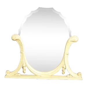 Regency Style Plume Accent Vanity Mirror