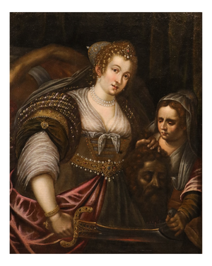 Circle of Galizia Fede, Judith Victorious, 1630, Oil on Canvas