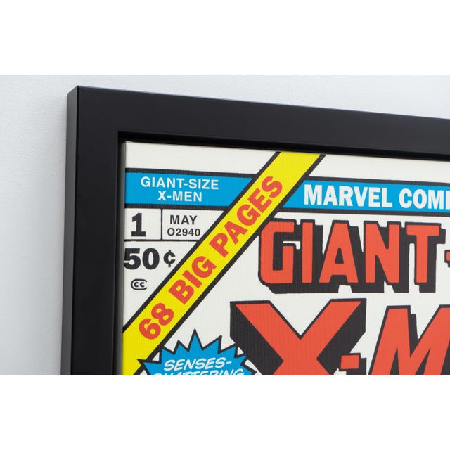 Marvel Comics, X Men #1, Limited Edition Large Marvel Art Print Signed and Numbered by Stan Lee For Sale - Image 6 of 10