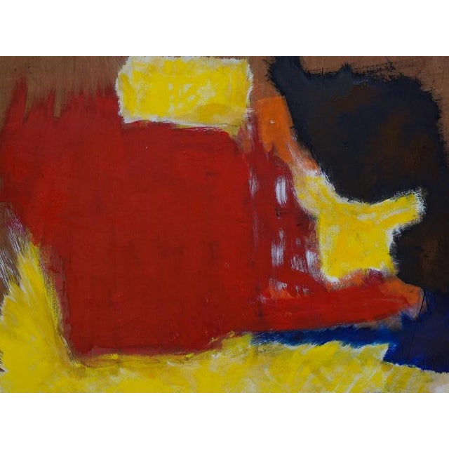 Giorgio Lo Fermo, Informal Painting, 2015, Oil on Plywood For Sale - Image 3 of 6