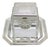 Vintage Italian Handmade Genuine Silver Inkwell in Glass and Silver with Tray from Prato Tuscany, 1970s For Sale