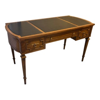 1960’s Thomasville Leather Top Writing Desk For Sale