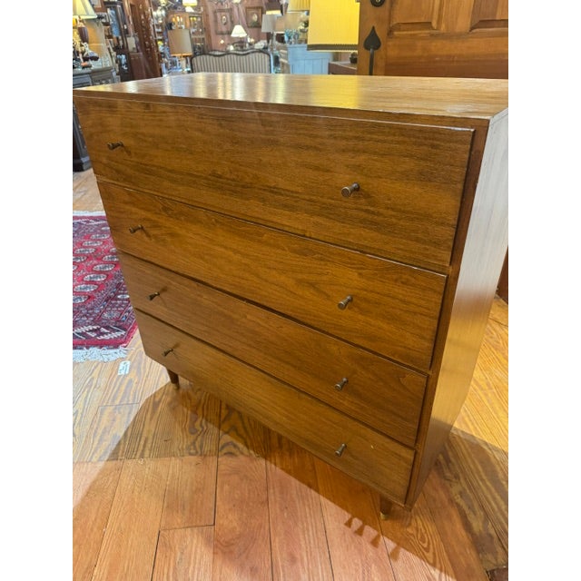 Mid-Century Modern 4 Drawer Dresser For Sale In Philadelphia - Image 6 of 13