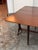 Wood Federal Style Mahogany Drop-Leaf Gateleg Dining Table, Vintage For Sale - Image 7 of 12