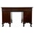 Brown Antique Edwardian Mahogany Pedestal Desk, 1910 For Sale - Image 8 of 12