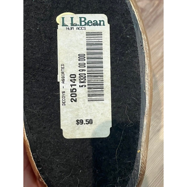 1970s Vintage l.l. Bean Wood Duck Decoy For Sale - Image 5 of 7