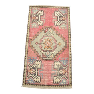 Farm House Decor Oushak Vintage Rug For Sale