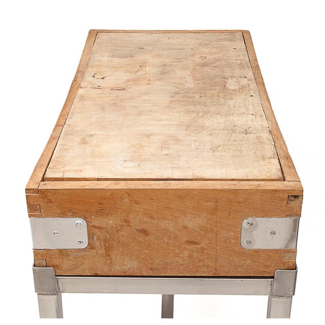 Mid-Century Butcher's Block, 1960s For Sale - Image 4 of 14
