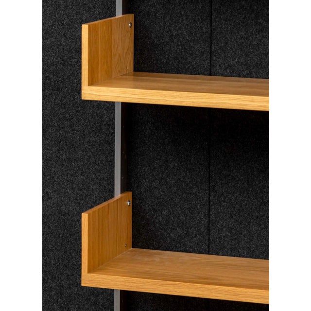 Brown Atlas Walnut Wall-Mounted Shelving Unit For Sale - Image 8 of 10