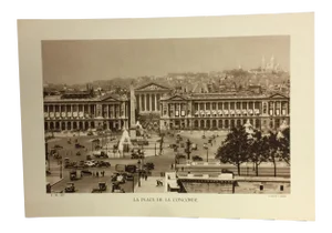 1933 La Place De La Concorde Paris