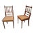 Pair of French Early 20th Century Louis XVI Style Caned Side Chairs With Brass Detail For Sale
