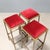 Brass Stools, 1950s, Set of 3 For Sale - Image 4 of 8