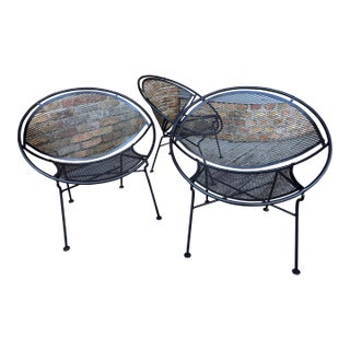 Mid 20th Century Tempestini for Salterini Oversized Radar - Set of 3, Attributed For Sale