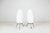 Set of elipson ‘rabbit ears’ speakers. produced in france, 1960s. handcrafted from reinforced plaster composite. a rare...
