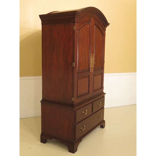 Henkel Harris Mahogany Arched Top Armoire Chairish