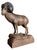 Wood Black Forest Sculpture Ibex in Wood, 1920s For Sale - Image 7 of 9