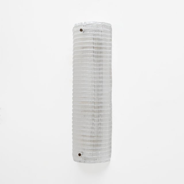 Mid-Century Modern Modern Italian Murano Glass Textured Wall Sconces, 2000, Set of 2 For Sale - Image 3 of 10