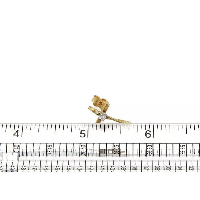 Marco Bicego Marrakech Diamond 18k Gold Cross Earrings, 2 Pieces For Sale In Miami - Image 6 of 6