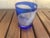 Mid-Century Modern Vintage Bohemia Cut to Clear Cobalt Blue Leaf Lowball Tumblers - Set of 4 For Sale - Image 3 of 7
