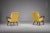 Textile Model 53 Armchairs in Mustard Velvet attributed to Jaroslav Smidek for Ton, 1960s, Set of 2 For Sale - Image 7 of 11