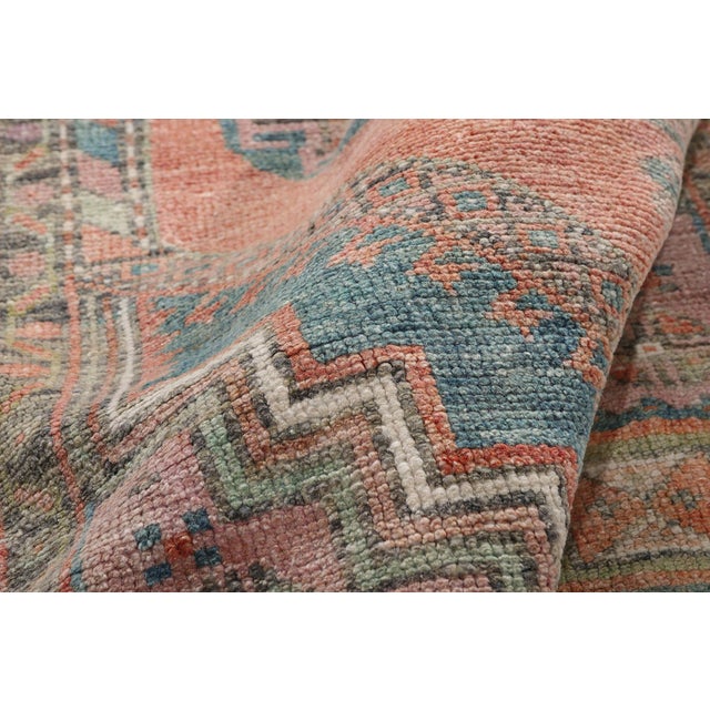 Vintage Turkish Oushak Rug, 04'03 X 06'00 For Sale In Dallas - Image 6 of 10