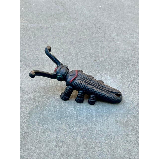 1970s Vintage Cast Iron Beetle Boot Jack For Sale - Image 5 of 12