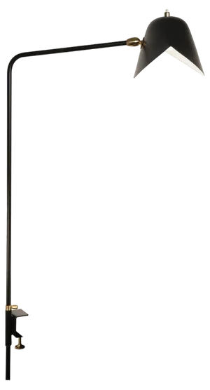 Simple Stapled Lamp by Serge Mouille