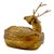 Mid 20th Century Brass Reclining Stag Betel Box by j.w. Robinson's For Sale In Los Angeles - Image 6 of 12