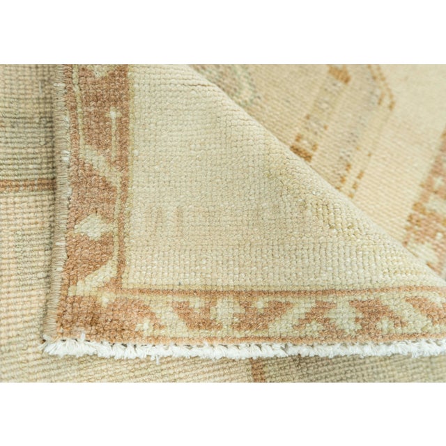 Textile Turkish Mini Rug Oriental Hand Knotted Vintage Rug 1'8" x 3'3" #20762 For Sale - Image 7 of 8