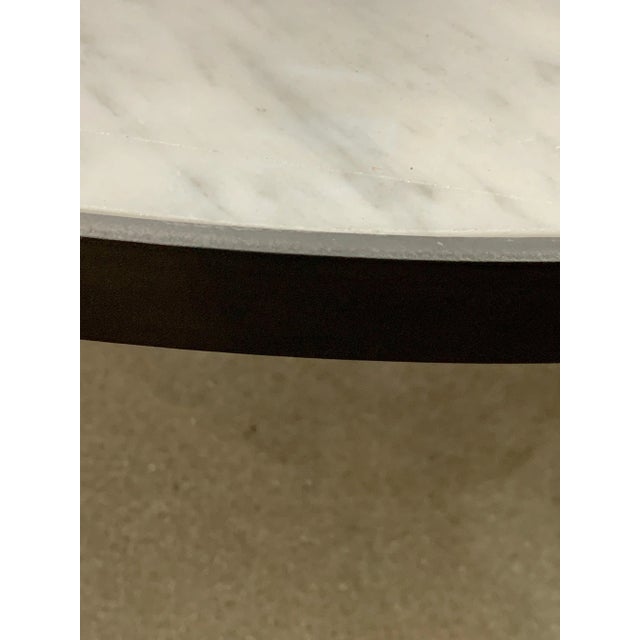 Contemporary Carrera Marble Coffee Table For Sale - Image 3 of 13