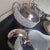Sophie Villepigue, Paris Limoges Platinum Porcelain Swarovski Paved Tea Pot Creamer Sugar & Cups + Tray 12 Pieces For Sale - Image 17 of 17