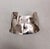 Vintage 1977 Signed Napier Book Piece Rhodium Plated Wavy Cuff Bracelet For Sale - Image 10 of 11